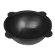 Cast iron cauldron 8 l flat bottom with a frying pan lid в Костроме