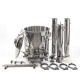 Packed distillation column 30/350/t with CLAMP 3 inches в Костроме