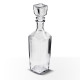Бутылка (штоф) "Элегант" стеклянная 0,5 литра с пробкой  в Костроме